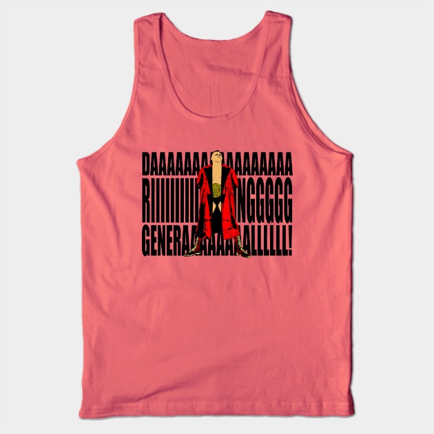 Red General (black letters) Tank Top by BradyRain